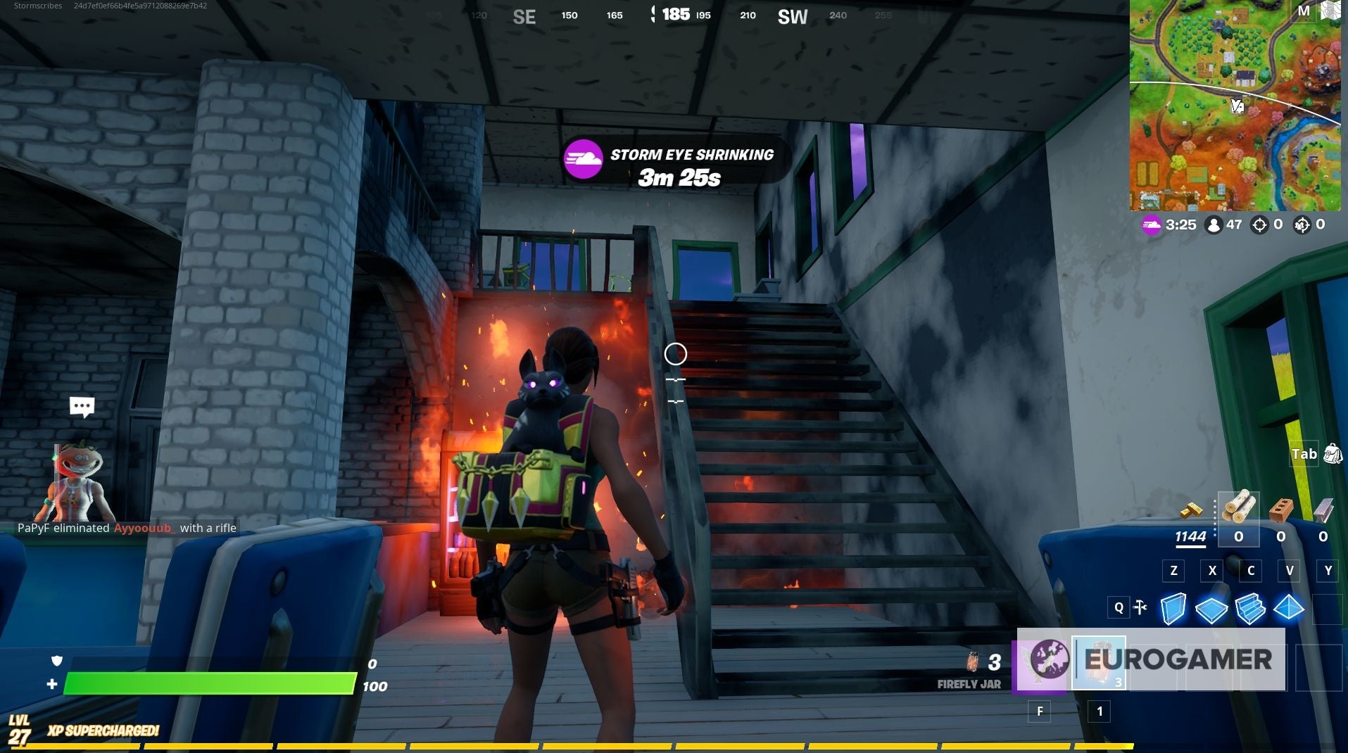 Fortnite Pizza Pit location Use Firefly Jar at the Pizza Pit